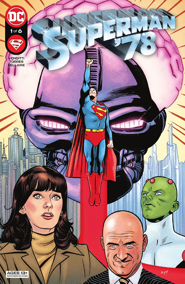 DC漫画公开里夫超人纪念刊第一期正式封面
