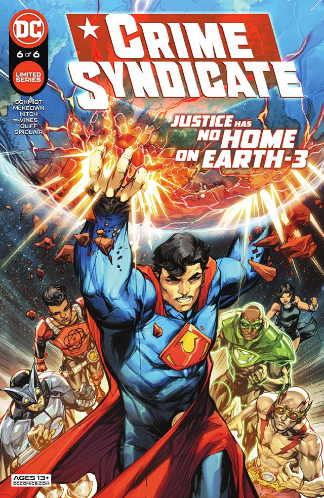 DC漫画「罪恶联盟」第6期正式封面公开
