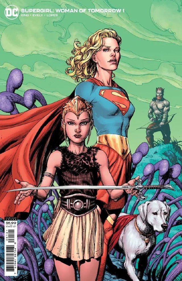 画师绘制「Supergirl：WoT」第1期变体封面新人物登场