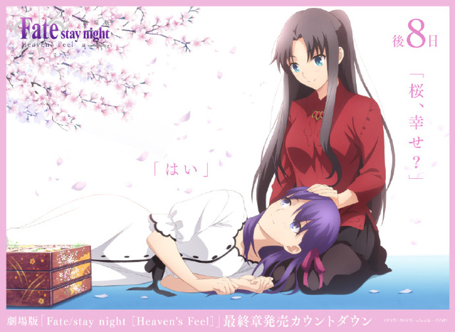 Fate Staynight Hf 最终章bd发售倒数8日应援绘公开看漫画